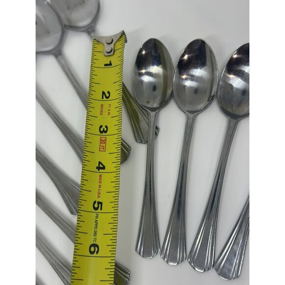 VTG Ambridge Stainless Flatware Set-of-12 Classic Pattern Silverwear - Picture 9 of 10